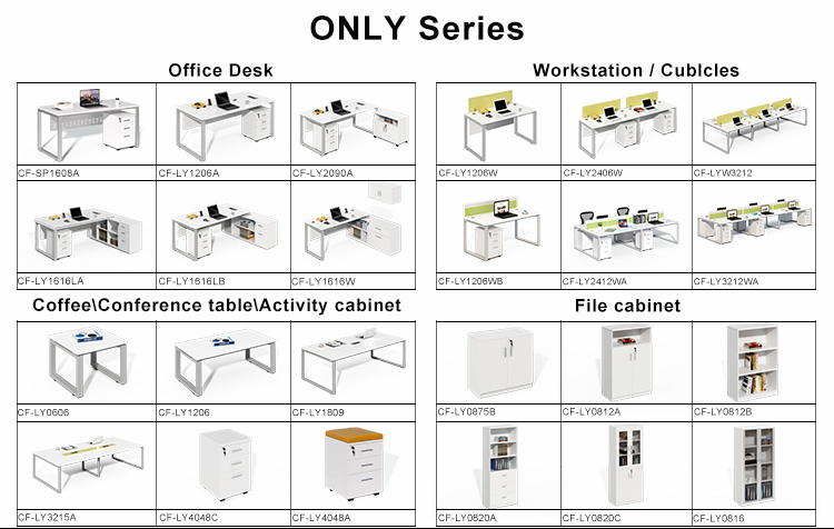 Xusheng Hot-selling Desk ONLY Series Is Suitable For Modern Office Space Customizable Flat Tube Metal Frame Desk