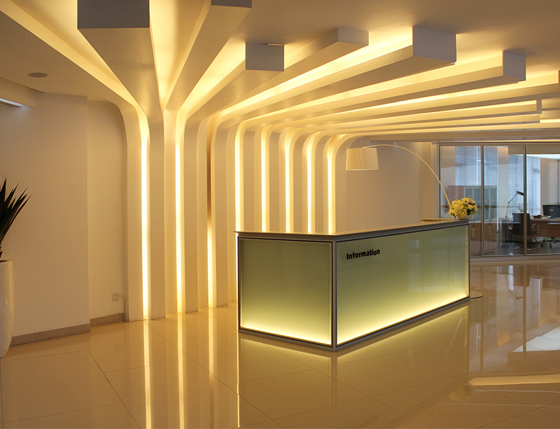 Luxury Office Reception Design